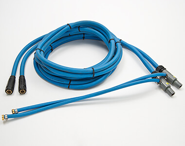 The power cable for water cooled induction units for use with water cooled coil inductors or custom designed inductors.